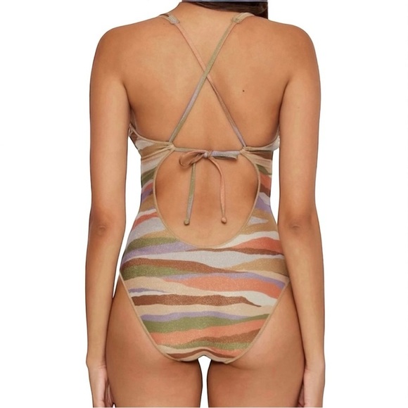 🌻NEW w/tags BECCA Canyon View Londyn One-Piece Swimsuit | Size Small - Picture 7 of 12
